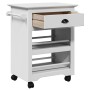Carrito de cocina BODO blanco 67,5x45x80 cm von , Küchen- und Speisewagen - Ref: Foro24-4016878, Preis: 110,47 €, Rabatt: %