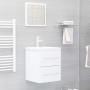 Armario para lavabo madera contrachapada blanco 41x38,5x48 cm de vidaXL, Muebles de baño - Ref: Foro24-804683, Precio: 44,48 €