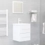 Waschbeckenschrank aus weißem Sperrholz, 41 x 38,5 x 48 cm von vidaXL, Badezimmermöbel - Ref: Foro24-804683, Preis: 45,87 €, ...