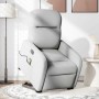 Sillón de masaje eléctrico reclinable elevable tela gris nube by , Armchairs - Ref: Foro24-3303011, Price: 314,58 €, Discount: %