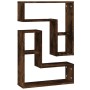 Estantes pared 2 uds madera contrachapada roble humo 50x15x50cm by , Shelves and shelves - Ref: Foro24-826641, Price: 27,15 €...