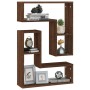 Estantes de pared 2 uds madera color roble marrón 50x15x50 cm by , Shelves and shelves - Ref: Foro24-826643, Price: 27,79 €, ...