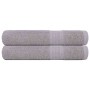 Toallas 2 piezas gris 100x200 cm 360 g/m² 100% Algodón von , Handtücher - Ref: Foro24-136842, Preis: 35,85 €, Rabatt: %
