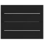 Black engineered wood washbasin cabinet 60x38.5x48 cm by vidaXL, Bathroom furniture - Ref: Foro24-804693, Price: 53,13 €, Dis...
