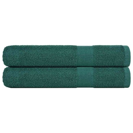 Toallas de sauna 2 uds 100% algodón verde 80x200 cm 360 gsm von , Handtücher - Ref: Foro24-136863, Preis: 36,15 €, Rabatt: %