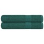 Toallas de sauna 2 uds 100% algodón verde 80x200 cm 360 gsm von , Handtücher - Ref: Foro24-136863, Preis: 36,15 €, Rabatt: %
