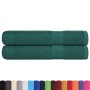 Toallas de sauna 2 uds 100% algodón verde 80x200 cm 360 gsm von , Handtücher - Ref: Foro24-136863, Preis: 36,15 €, Rabatt: %