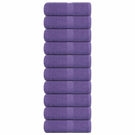 Toallas invitados 10 uds 100% algodón púrpura 30x50 cm 360 gsm von , Handtücher - Ref: Foro24-136877, Preis: 24,10 €, Rabatt: %
