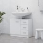 Waschbeckenschrank aus weißem Sperrholz, 63 x 30 x 54 cm von vidaXL, Badezimmermöbel - Ref: Foro24-804184, Preis: 72,33 €, Ra...