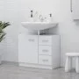White plywood sink cabinet 63x30x54 cm by vidaXL, Bathroom furniture - Ref: Foro24-804184, Price: 70,14 €, Discount: %