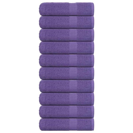 Toallas de mano 10 uds 100% algodón púrpura 50x100 cm 360 gsm by , Towels - Ref: Foro24-136880, Price: 55,56 €, Discount: %