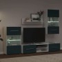 Muebles para TV 5 piezas con iluminación LED índigo mate von , TV-Möbel - Ref: Foro24-3324235, Preis: 478,22 €, Rabatt: %