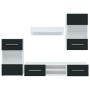 Muebles para TV 5 piezas con iluminación LED índigo mate von , TV-Möbel - Ref: Foro24-3324235, Preis: 478,22 €, Rabatt: %