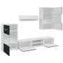 Muebles para TV 5 piezas con iluminación LED índigo mate von , TV-Möbel - Ref: Foro24-3324235, Preis: 478,22 €, Rabatt: %