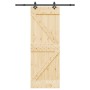 Puerta corredera con herrajes madera maciza de pino 70x210 cm von , Türen - Ref: Foro24-3332628, Preis: 178,56 €, Rabatt: %