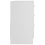 Armario para lavabo madera contrachapada blanco 63x30x54 cm