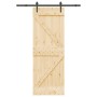 Puerta corredera con herrajes madera maciza de pino 70x210 cm von , Türen - Ref: Foro24-3332640, Preis: 172,70 €, Rabatt: %