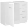 White plywood sink cabinet 63x30x54 cm by vidaXL, Bathroom furniture - Ref: Foro24-804184, Price: 70,14 €, Discount: %