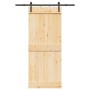 Puerta corredera con herrajes madera maciza de pino 85x210 cm von , Türen - Ref: Foro24-3332654, Preis: 169,75 €, Rabatt: %