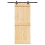 Puerta corredera con herrajes madera maciza de pino 80x210 cm von , Türen - Ref: Foro24-3332677, Preis: 168,87 €, Rabatt: %