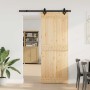 Puerta corredera con herrajes madera maciza de pino 80x210 cm von , Türen - Ref: Foro24-3332677, Preis: 168,87 €, Rabatt: %