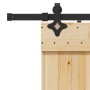 Puerta corredera con herrajes madera maciza de pino 80x210 cm von , Türen - Ref: Foro24-3332677, Preis: 168,87 €, Rabatt: %