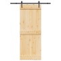 Puerta corredera con herrajes madera maciza de pino 80x210 cm von , Türen - Ref: Foro24-3332689, Preis: 173,71 €, Rabatt: %