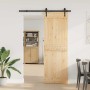 Puerta corredera con herrajes madera maciza de pino 80x210 cm von , Türen - Ref: Foro24-3332689, Preis: 173,71 €, Rabatt: %