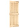 Puerta corredera con herrajes madera maciza de pino 80x210 cm von , Türen - Ref: Foro24-3332689, Preis: 173,71 €, Rabatt: %