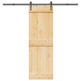 Puerta corredera con herrajes madera maciza de pino 70x210 cm von , Türen - Ref: Foro24-3332694, Preis: 179,19 €, Rabatt: %