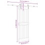 Puerta corredera con herrajes madera maciza de pino 70x210 cm von , Türen - Ref: Foro24-3332694, Preis: 179,19 €, Rabatt: %