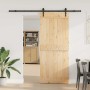 Puerta corredera con herrajes madera maciza de pino 85x210 cm von , Türen - Ref: Foro24-3332696, Preis: 179,18 €, Rabatt: %