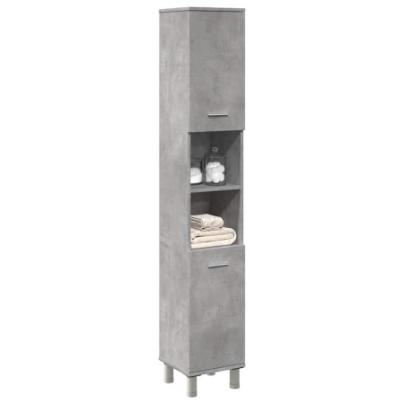 Armario de baño contrachapada gris hormigón 30x30x179 cm von , Badezimmermöbel - Ref: Foro24-856139, Preis: 77,88 €, Rabatt: %