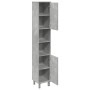 Armario de baño contrachapada gris hormigón 30x30x179 cm von , Badezimmermöbel - Ref: Foro24-856139, Preis: 77,88 €, Rabatt: %
