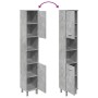Armario de baño contrachapada gris hormigón 30x30x179 cm von , Badezimmermöbel - Ref: Foro24-856139, Preis: 77,88 €, Rabatt: %