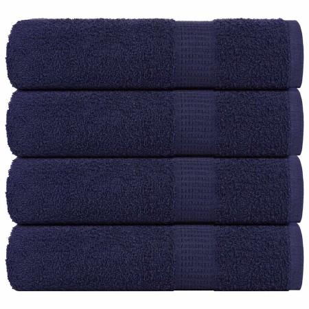 Toallas de ducha 4uds 100% algodón azul marino 70x140cm 360 gsm by , Towels - Ref: Foro24-136786, Price: 37,51 €, Discount: %