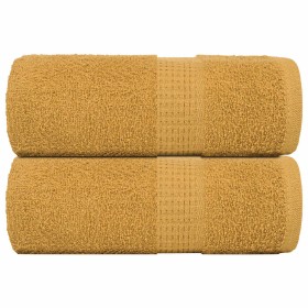 Toallas 2 uds 100% algodón oro 30x30 cm 360 gsm by , Towels - Ref: Foro24-136800, Price: 11,29 €, Discount: %