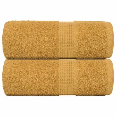 Toallas 2 uds 100% algodón oro 30x30 cm 360 gsm by , Towels - Ref: Foro24-136800, Price: 11,29 €, Discount: %