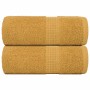 Toallas 2 uds 100% algodón oro 30x30 cm 360 gsm by , Towels - Ref: Foro24-136800, Price: 11,29 €, Discount: %