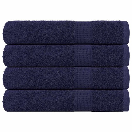 Toallas de sauna 4uds 100% algodón azul marino 80x200cm 360 gsm by , Towels - Ref: Foro24-136792, Price: 48,82 €, Discount: %