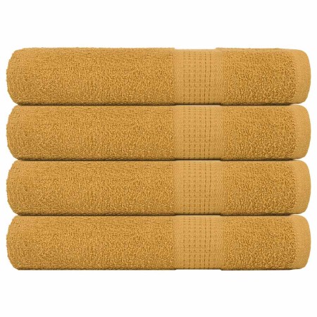 Toallas de sauna 4 uds 100% algodón oro 80x200 cm 360 gsm von , Handtücher - Ref: Foro24-136816, Preis: 49,15 €, Rabatt: %