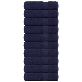 Toallas de baño 10uds azul marino 100x150cm 360gsm 100% algodón by , Towels - Ref: Foro24-136790, Price: 112,64 €, Discount: %