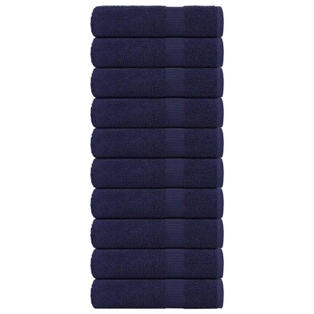 Toallas de baño 10uds azul marino 100x150cm 360gsm 100% algodón by , Towels - Ref: Foro24-136790, Price: 112,64 €, Discount: %