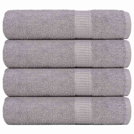Toallas de baño 4 uds gris 100x150 cm 360 gsm 100% algodón by , Towels - Ref: Foro24-136837, Price: 50,89 €, Discount: %