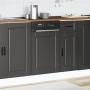 Panel para lavavajillas Porto madera contrachapada negro von , Küchenschränke - Ref: Foro24-854128, Preis: 28,99 €, Rabatt: %