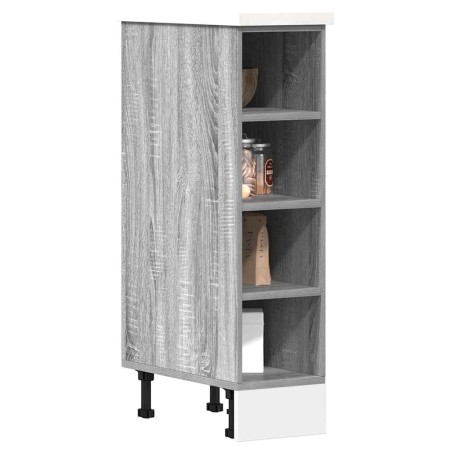 Armario bajo de madera de ingeniería gris sonoma 20x44,5x81,5cm by , Kitchen cabinets - Ref: Foro24-854189, Price: 59,33 €, D...