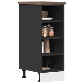 Armario inferior de cocina contrachapada negro 30x44,5x81,5cm von , Küchenschränke - Ref: Foro24-854194, Preis: 61,52 €, Raba...