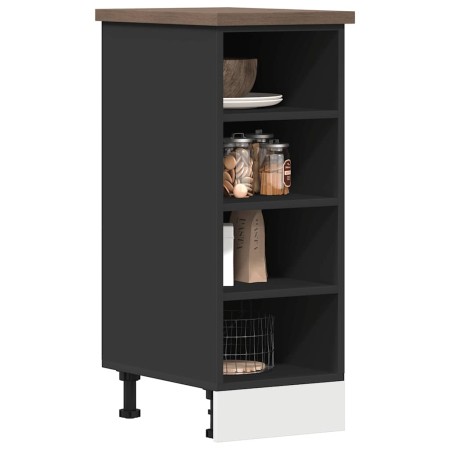 Armario inferior de cocina contrachapada negro 30x44,5x81,5cm von , Küchenschränke - Ref: Foro24-854194, Preis: 61,30 €, Raba...