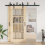 Kit de herrajes para puertas correderas acero negro 200 cm von , Türartikel - Ref: Foro24-3295722, Preis: 135,29 €, Rabatt: %