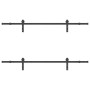 Kit de herrajes para puertas correderas acero negro 200 cm von , Türartikel - Ref: Foro24-3295722, Preis: 135,29 €, Rabatt: %